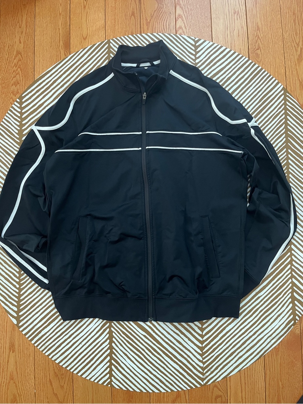 Lululemon Vintage Black Track Jacket (XL)
